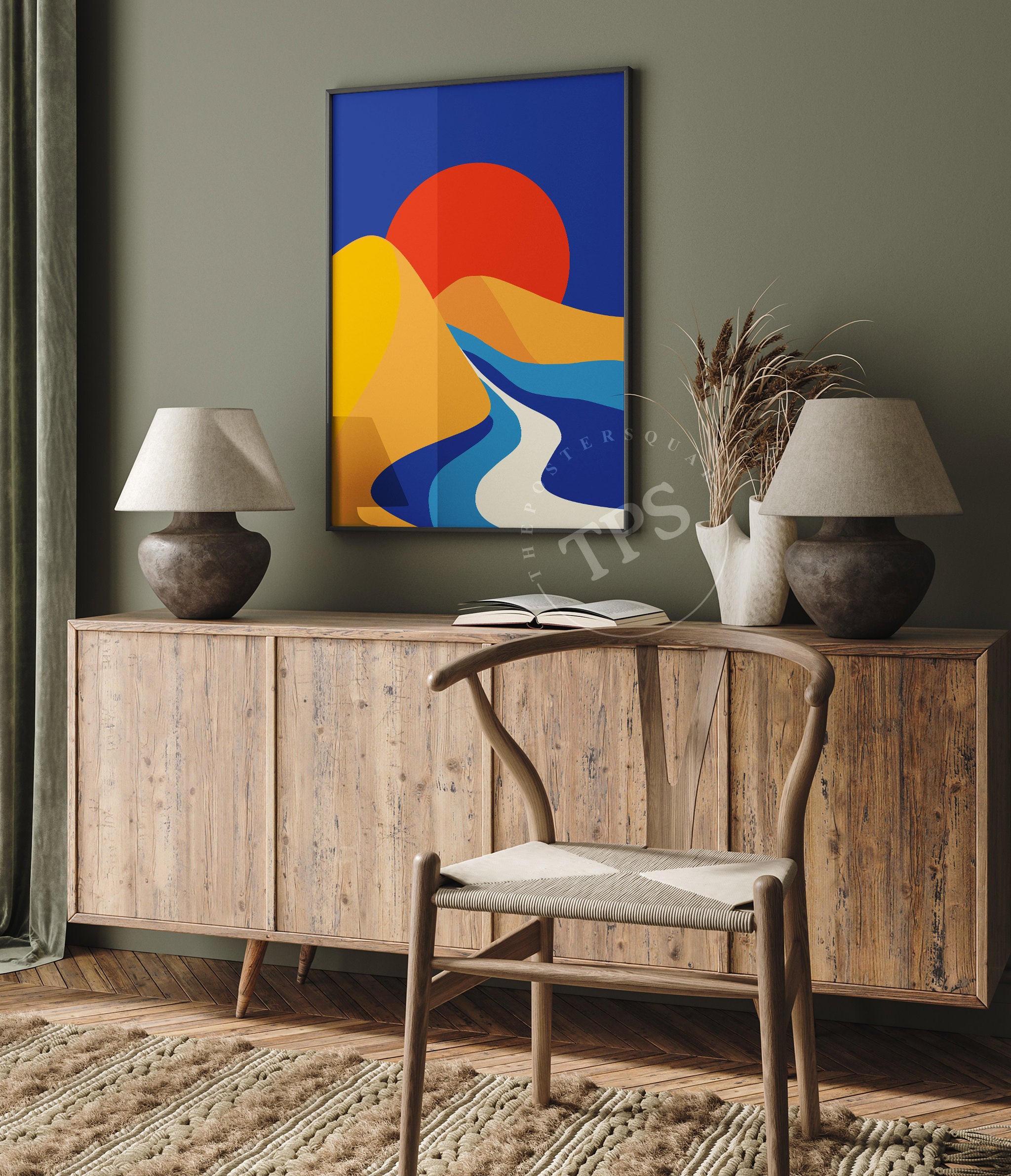 Ruby Sunset N1 The Poster Square