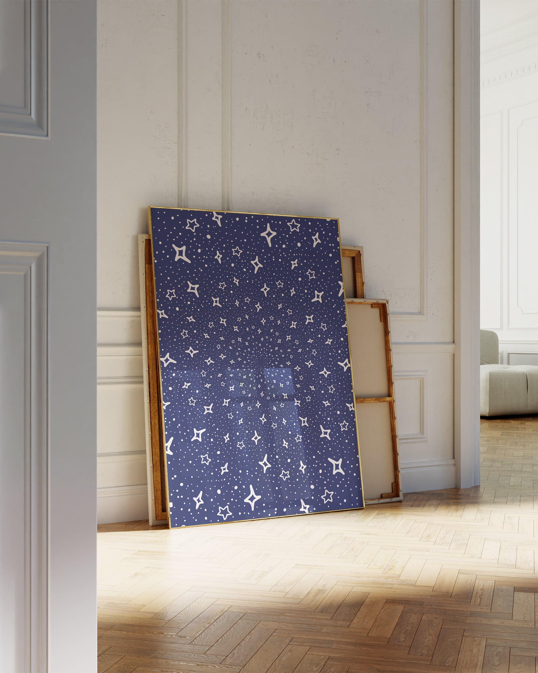 Midnight Sparkle-psoter-wall_art-decor-The Poster Square