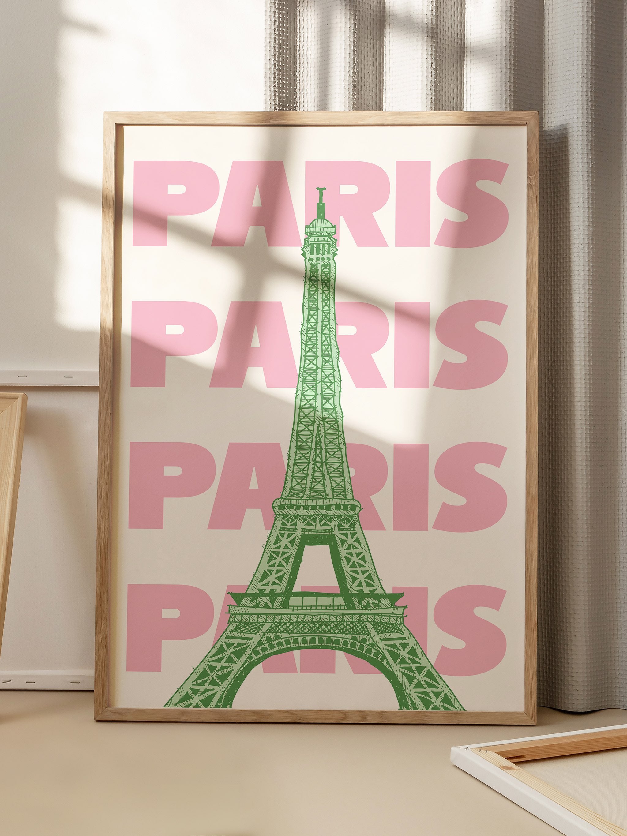 Travel decor art print of the Eiffel Tower