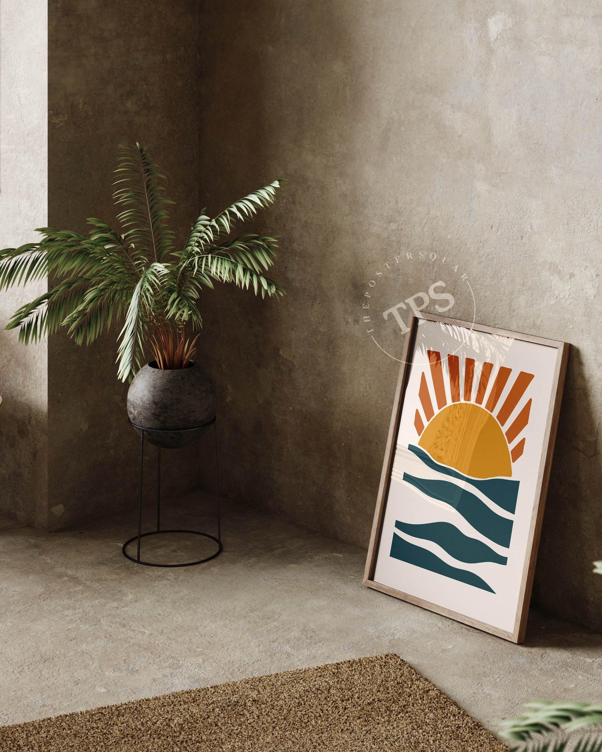 Minimalistic Abstract N17 The Poster Square