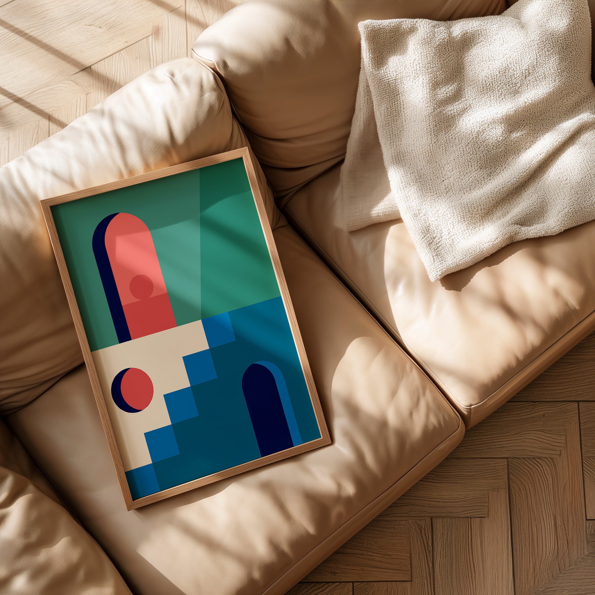Cubist Architecture No.3-psoter-wall_art-decor-The Poster Square
