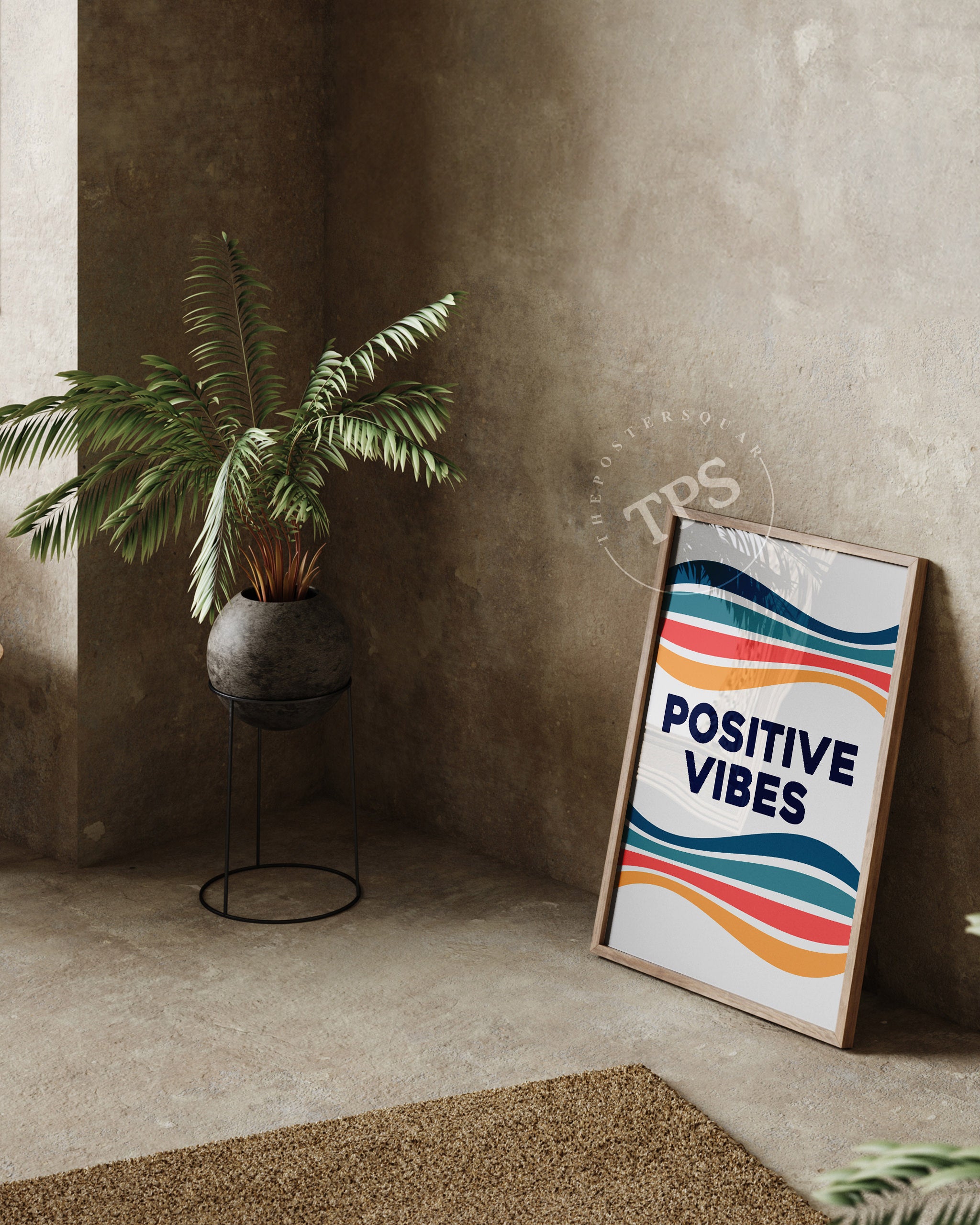Positive Vibes The Poster Square