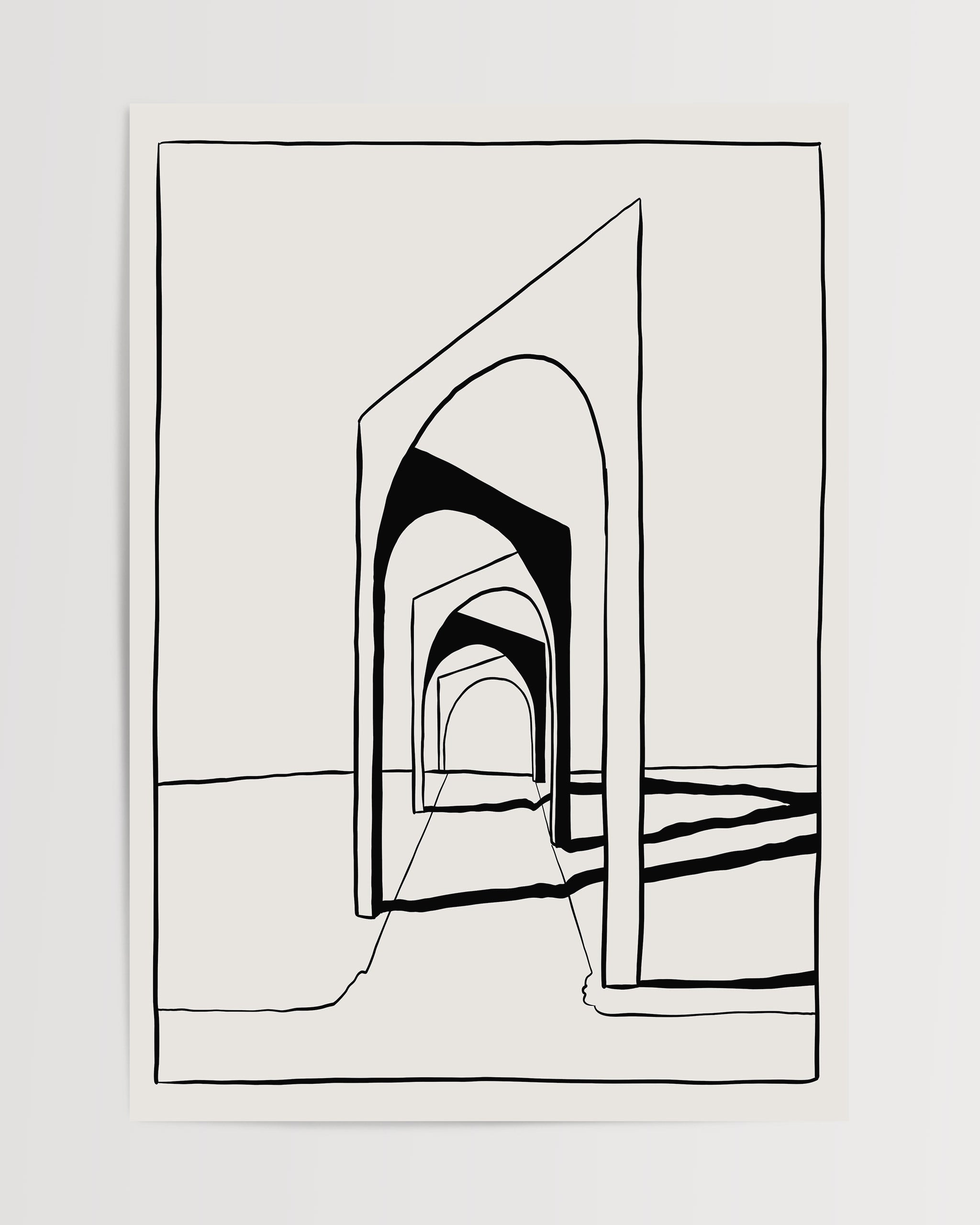 Monochrome Elegance-psoter-wall_art-decor-The Poster Square