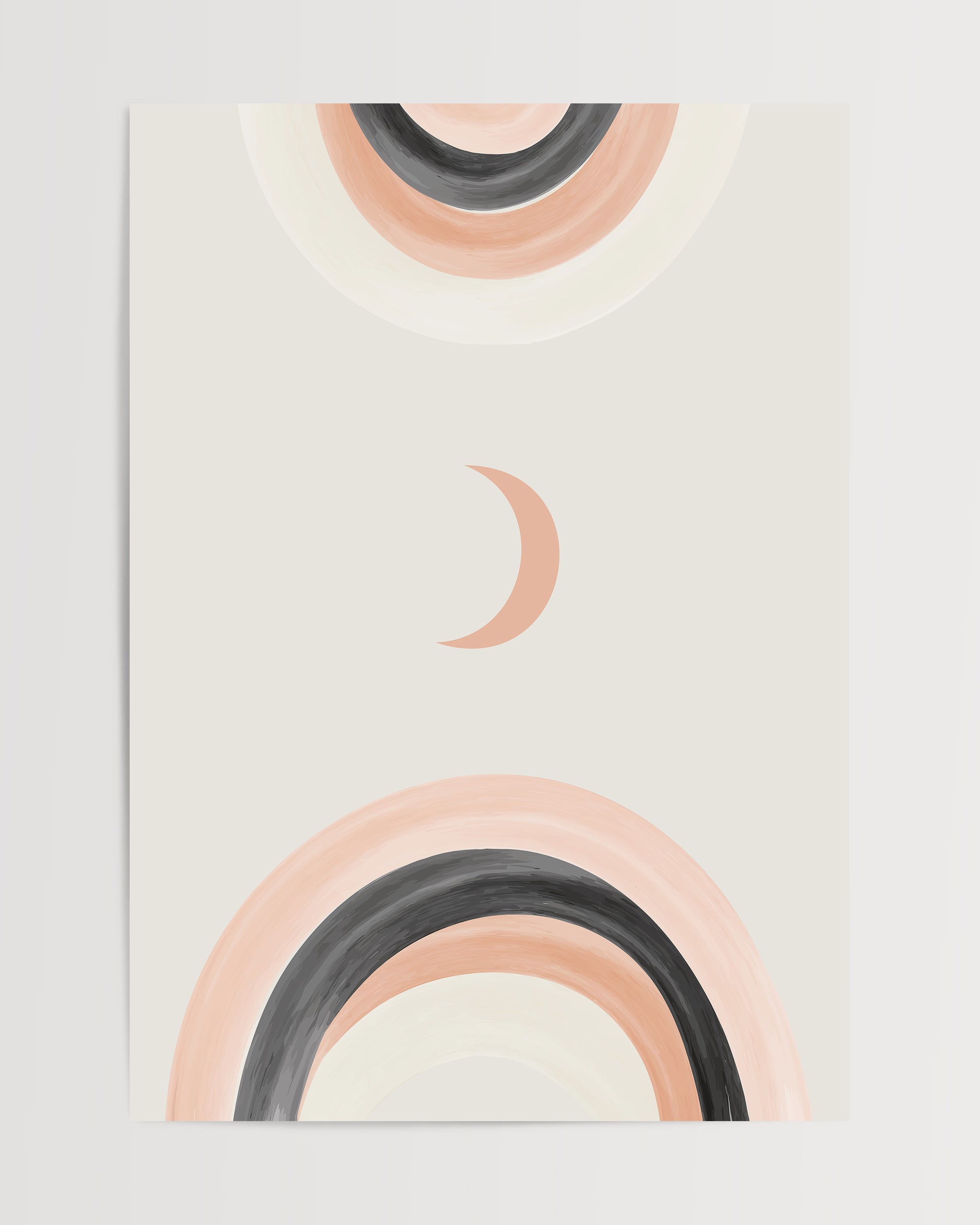 Peach Nightfall-psoter-wall_art-decor-The Poster Square