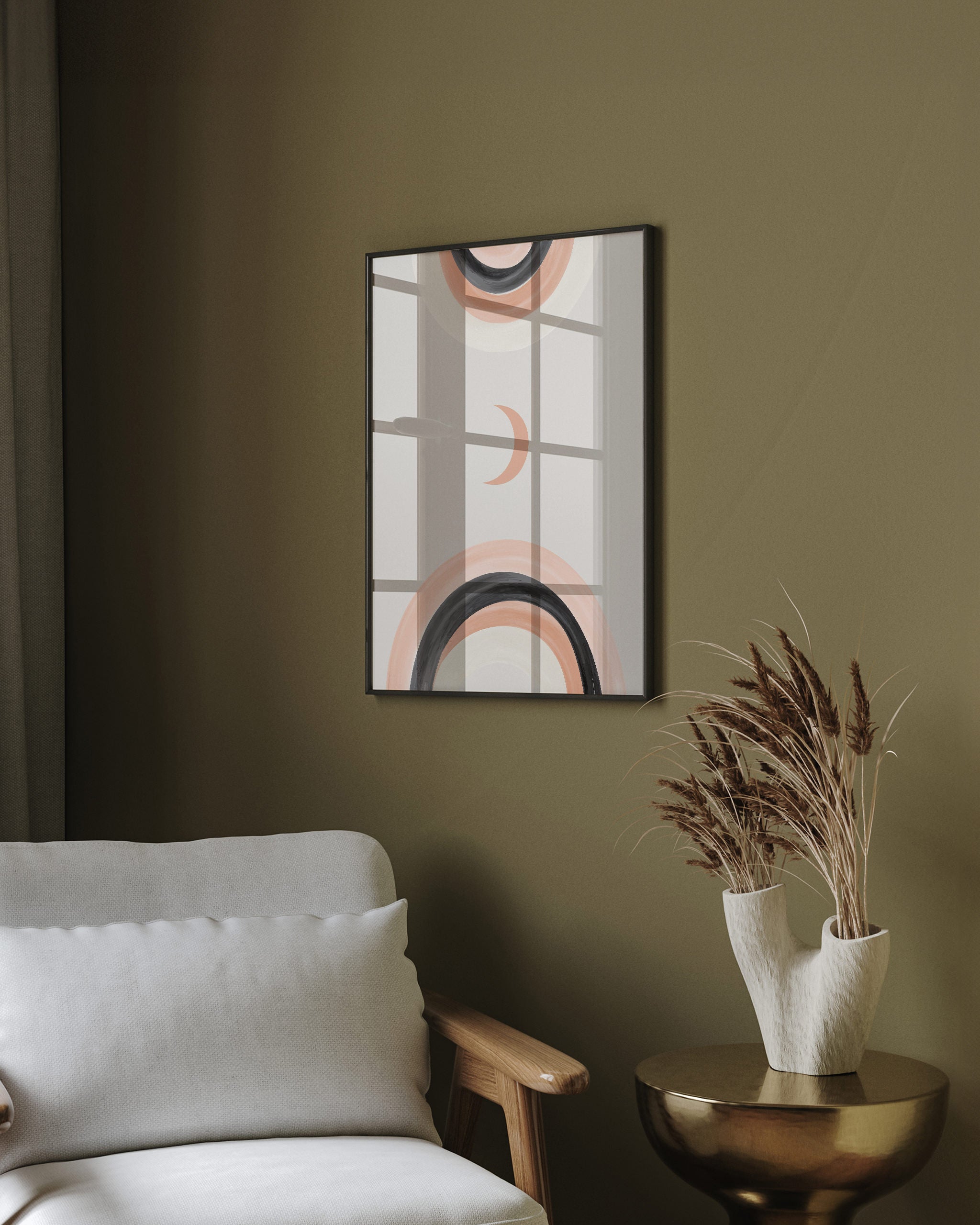 Peach Nightfall-psoter-wall_art-decor-The Poster Square