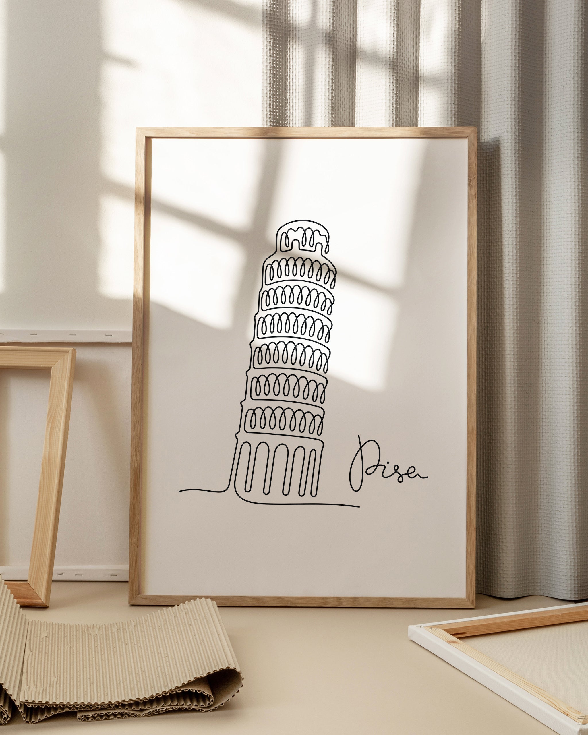 Pisa Leaning Tower-psoter-wall_art-decor-The Poster Square