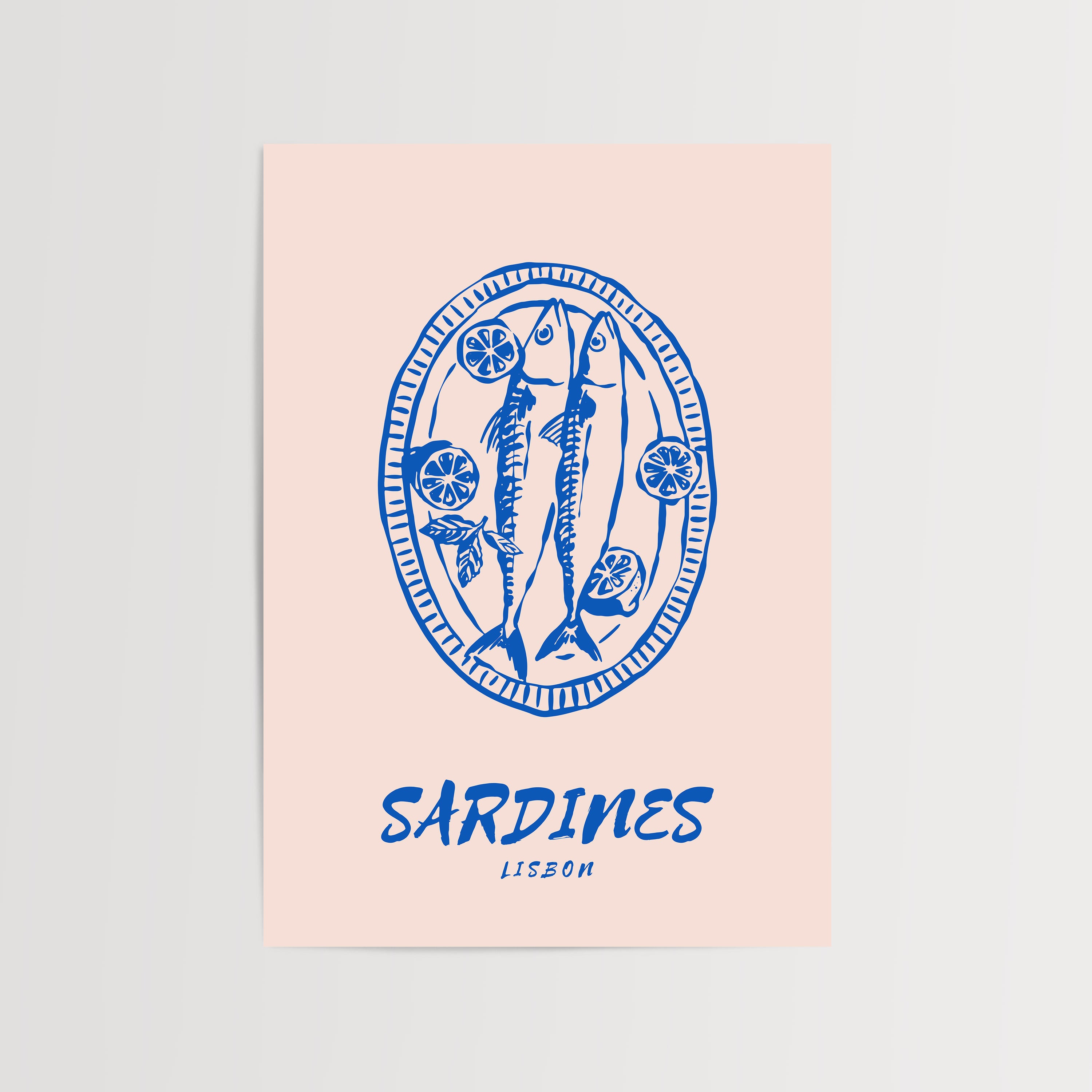 Sardines Lisbon Blue