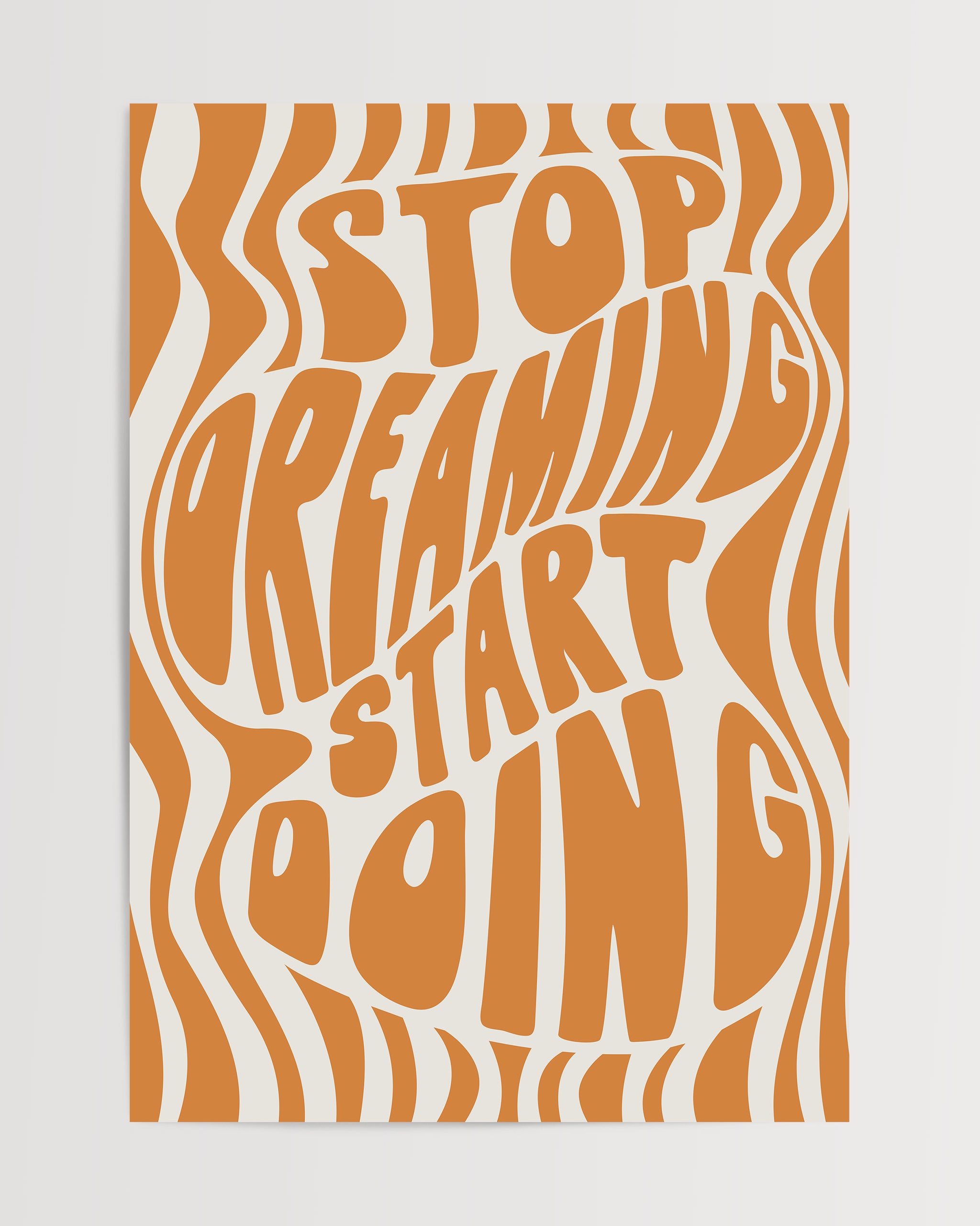 Stop Dreaming Start Doing-psoter-wall_art-decor-The Poster Square