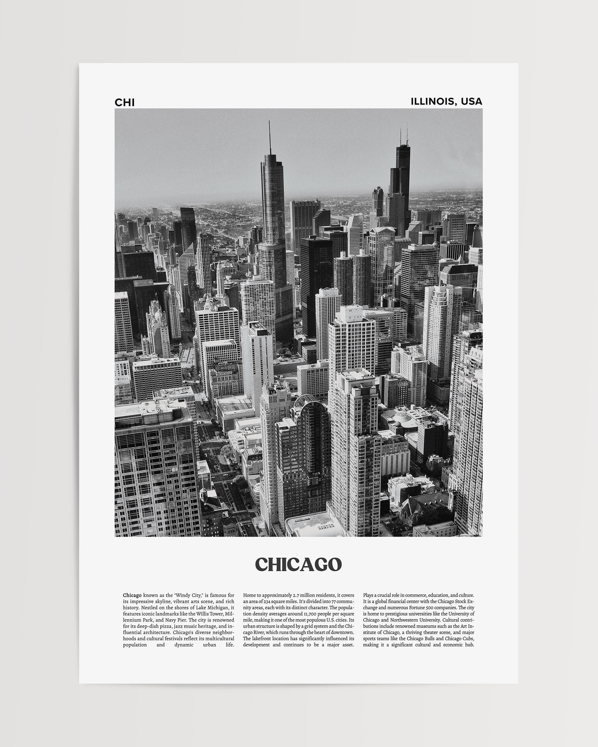 Chicago No.2-psoter-wall_art-decor-The Poster Square