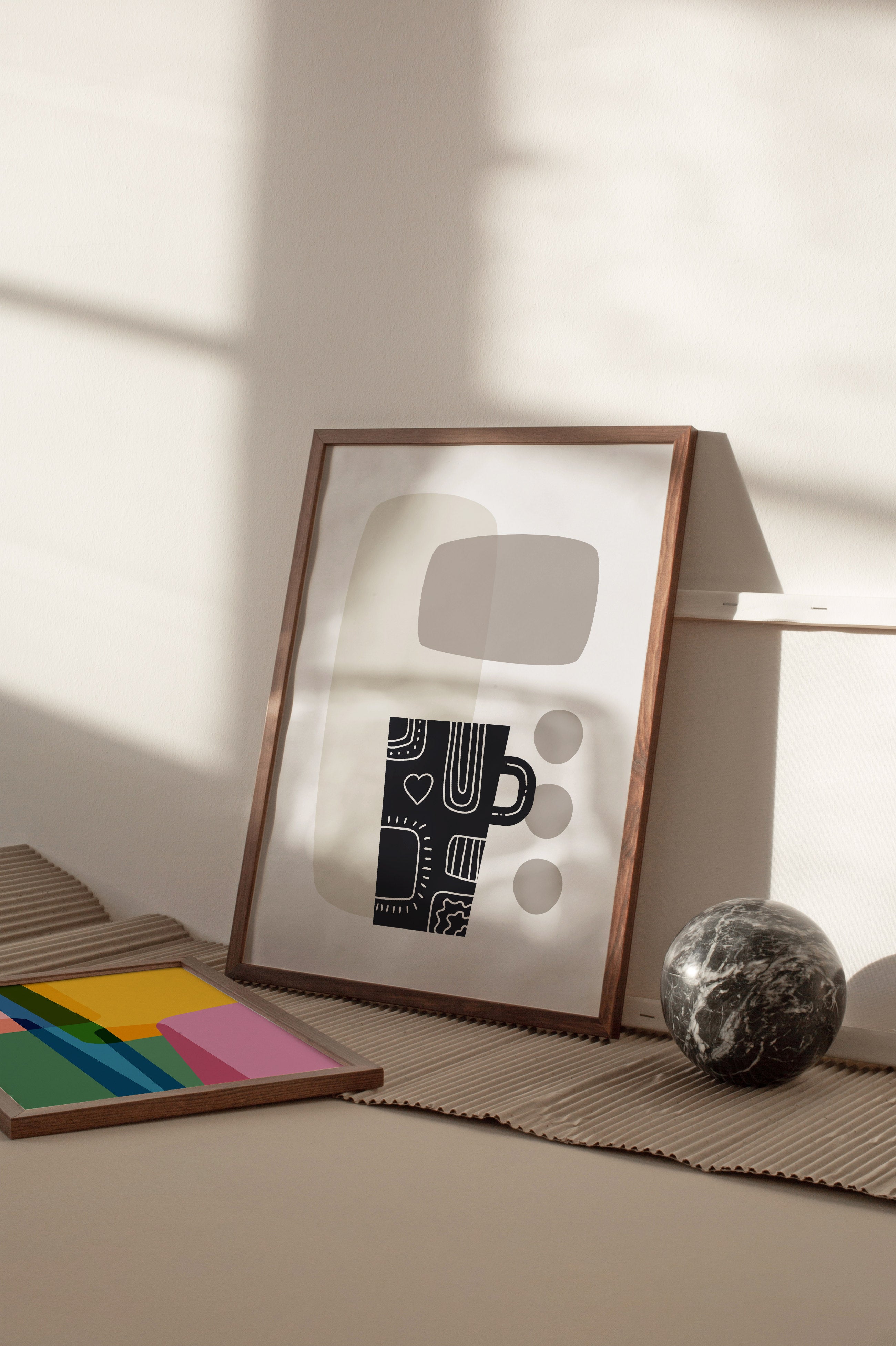 Caffeine Abstract The Poster Square