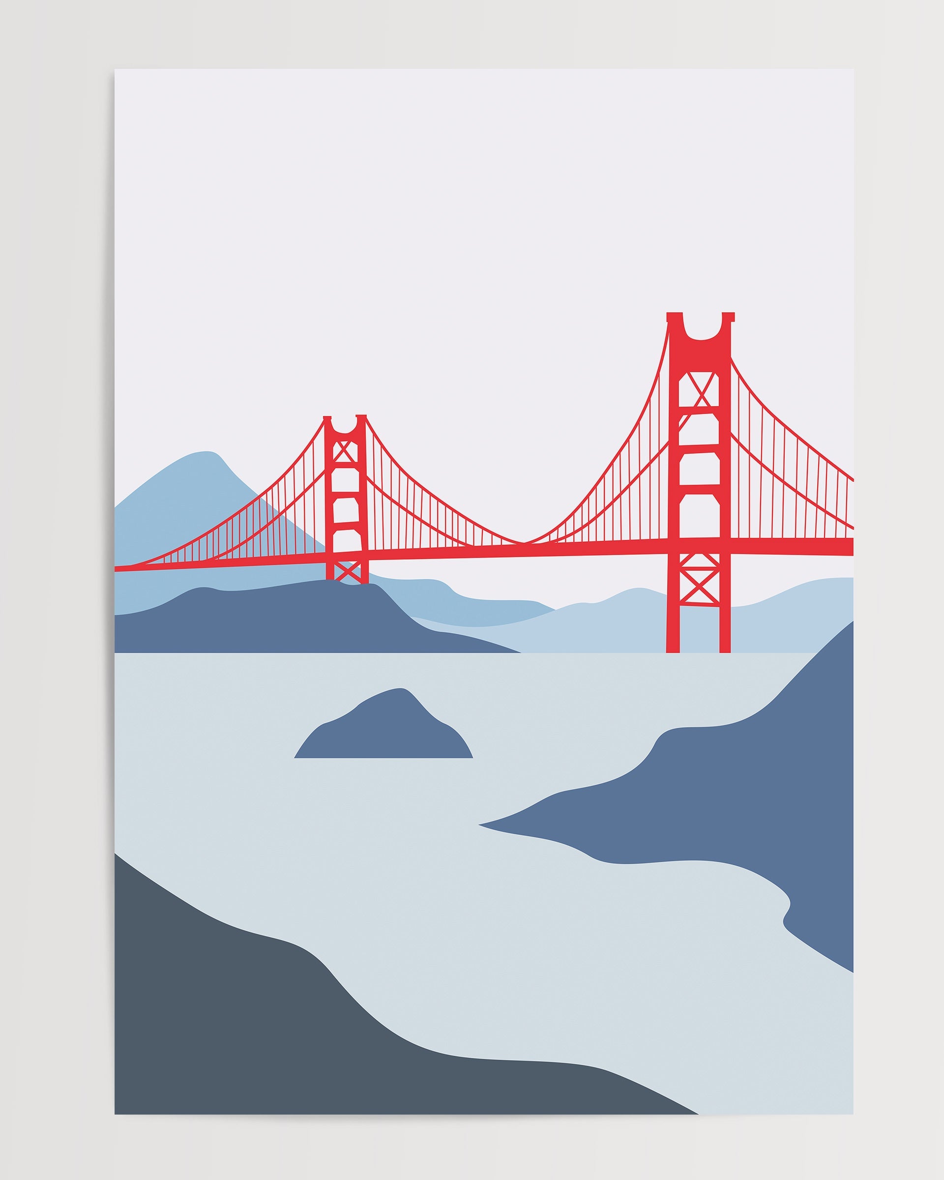 Golden Gate Bridge - San Francisco The Poster Square