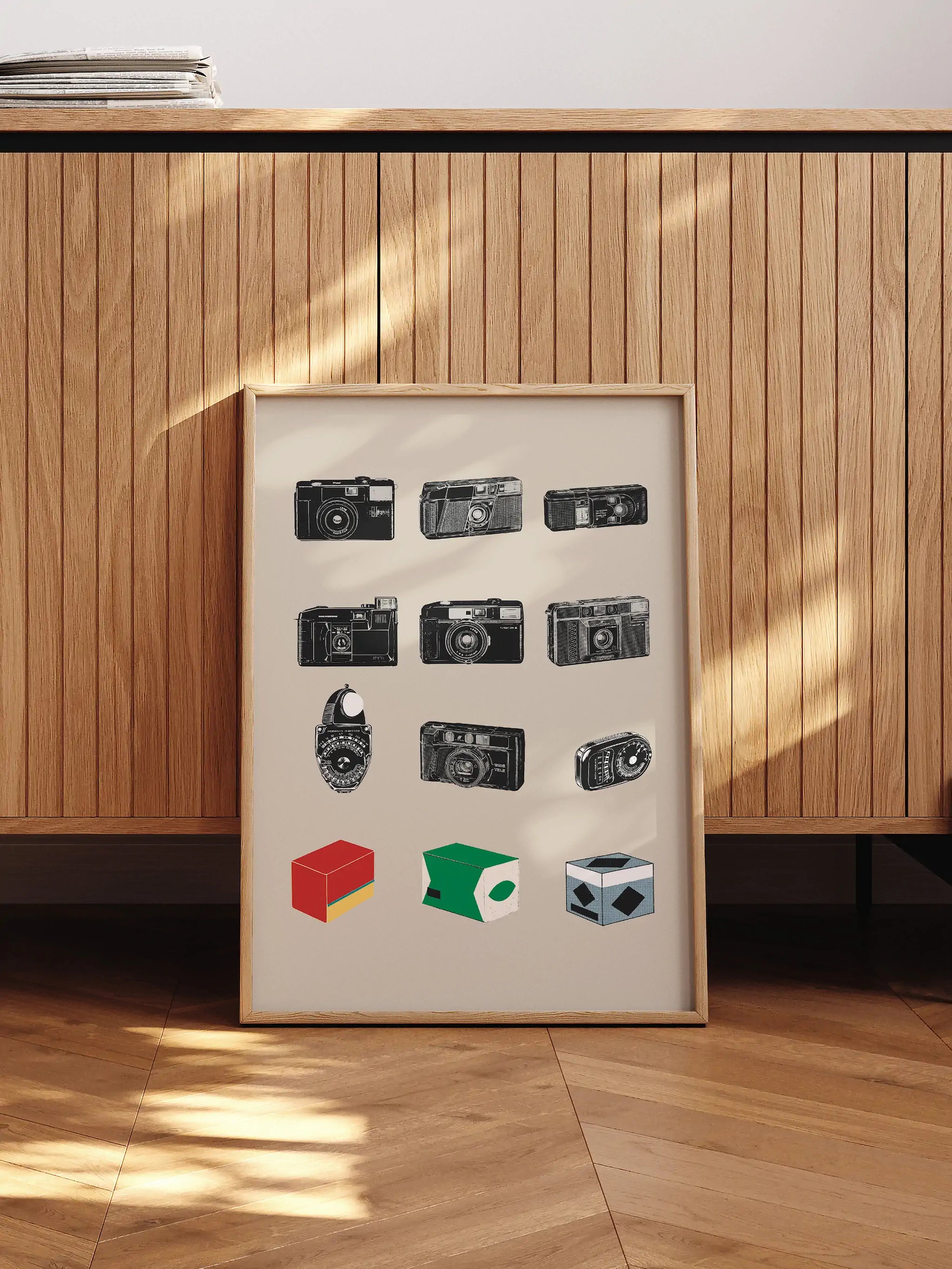 Cámara de película retro