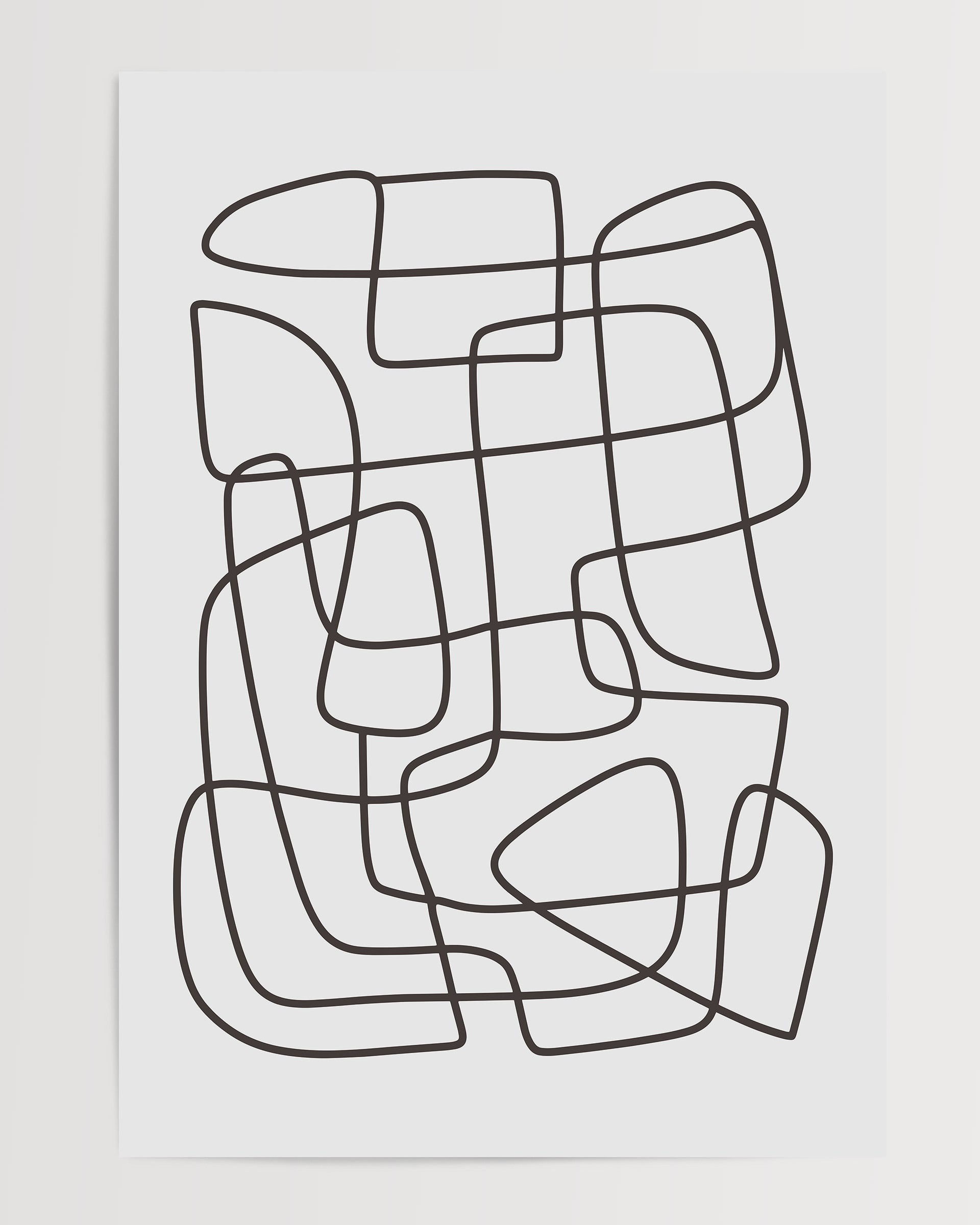 Line Art N2 The Poster Square