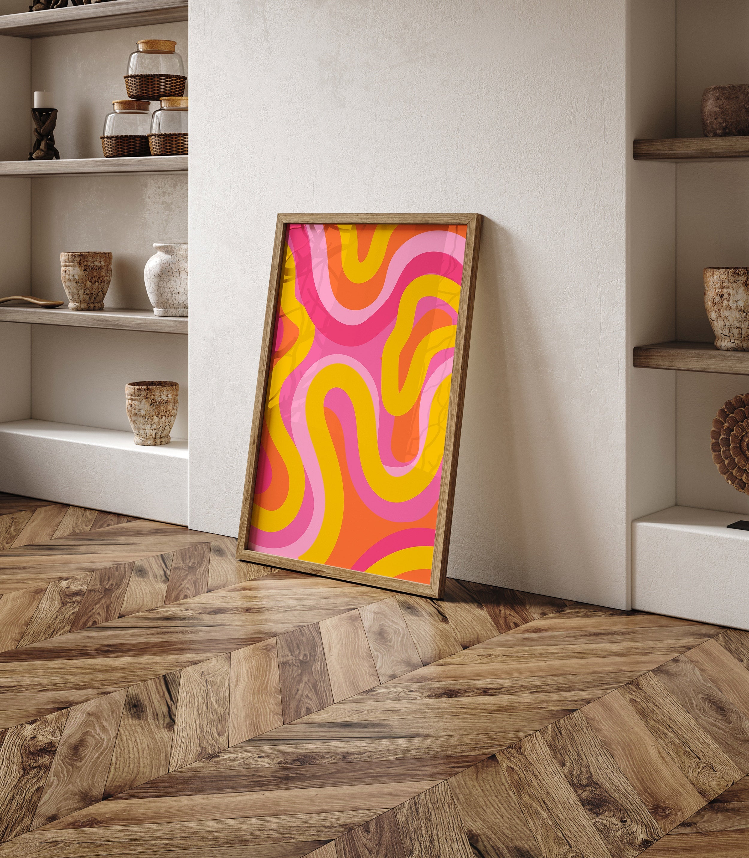 Mod Swirl The Poster Square