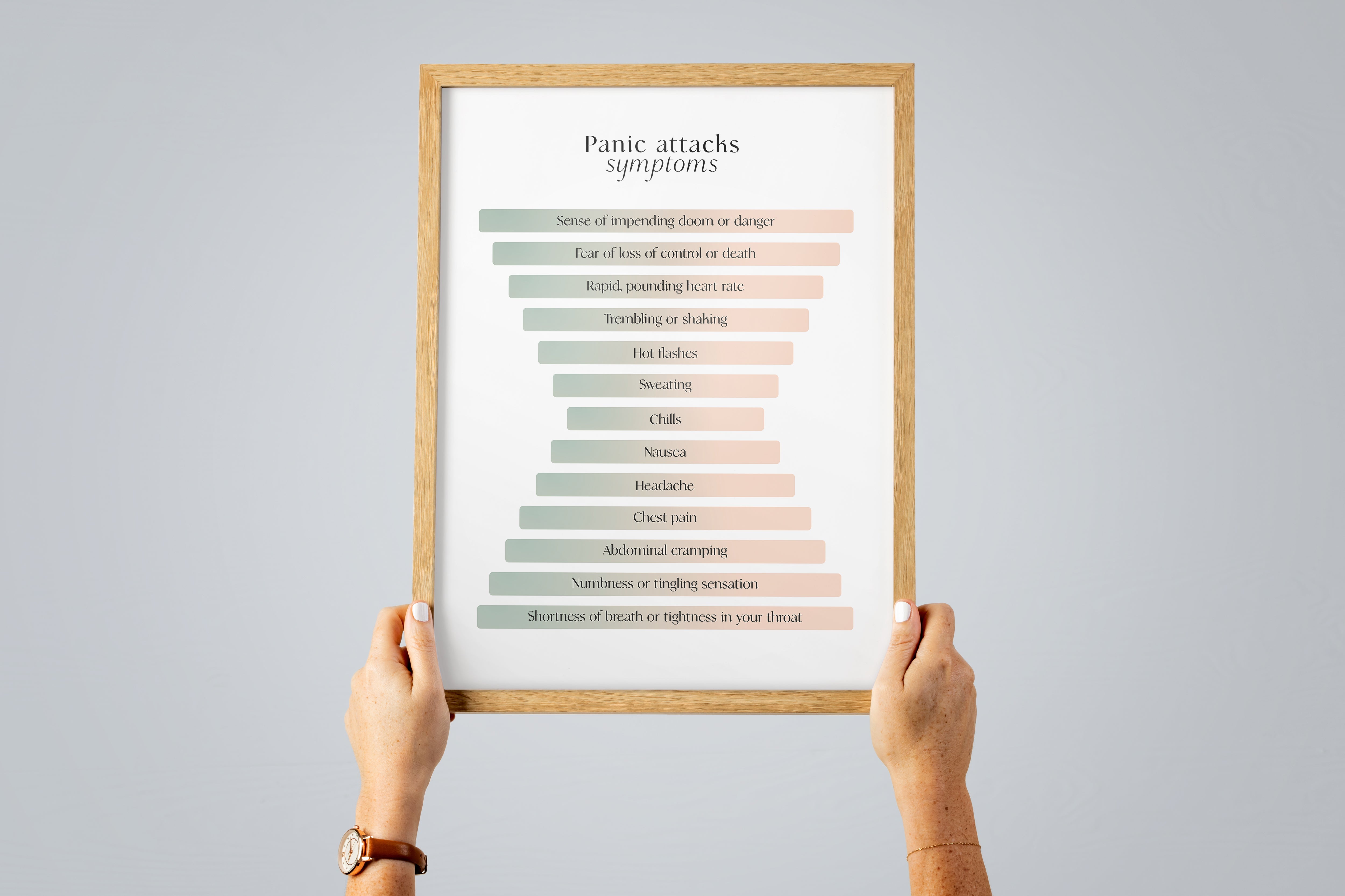 Panic Atack Symptoms - Therapy The Poster Square