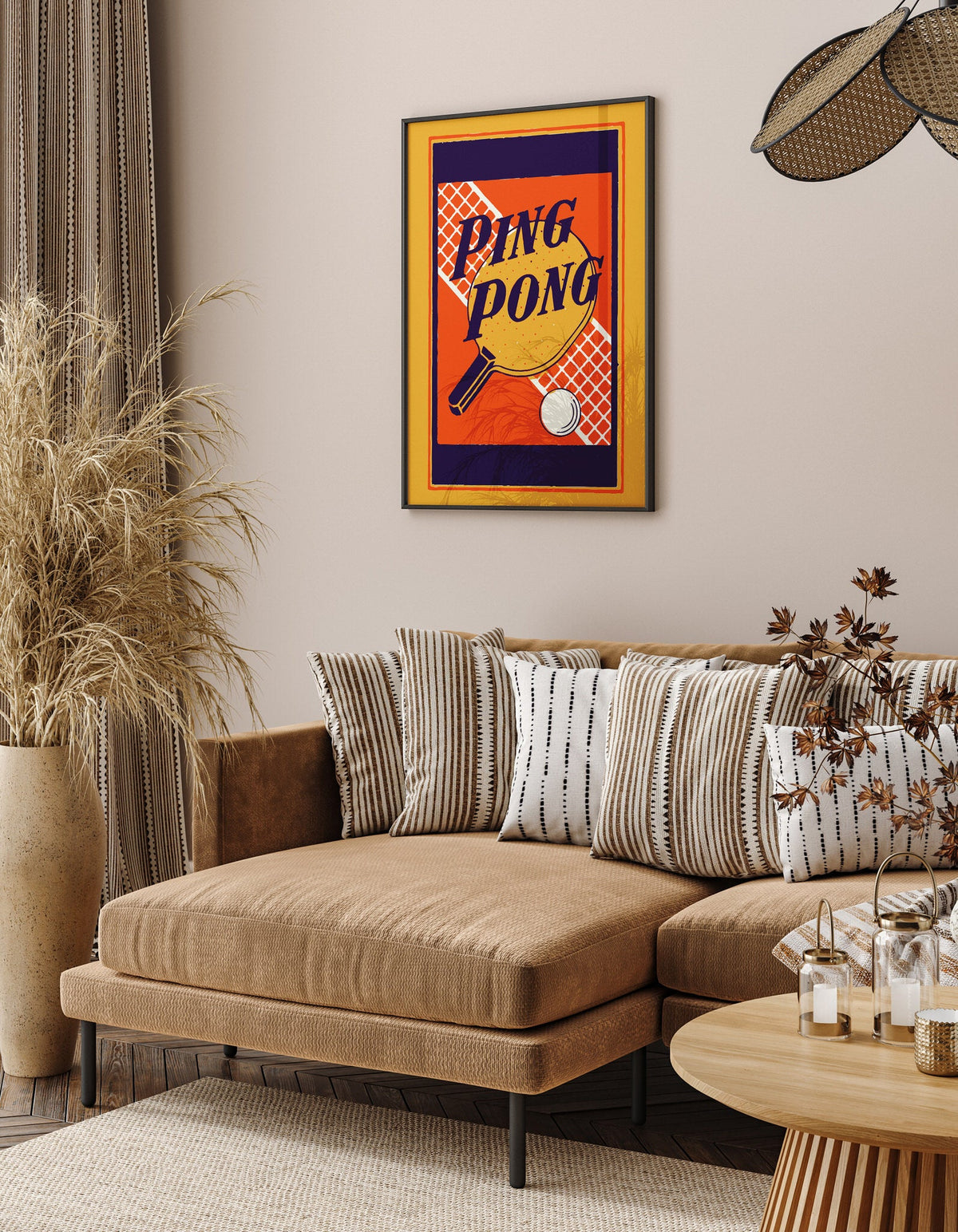 Eu Map Pong Rpound Ping Pong - Art Print – The Poster Square