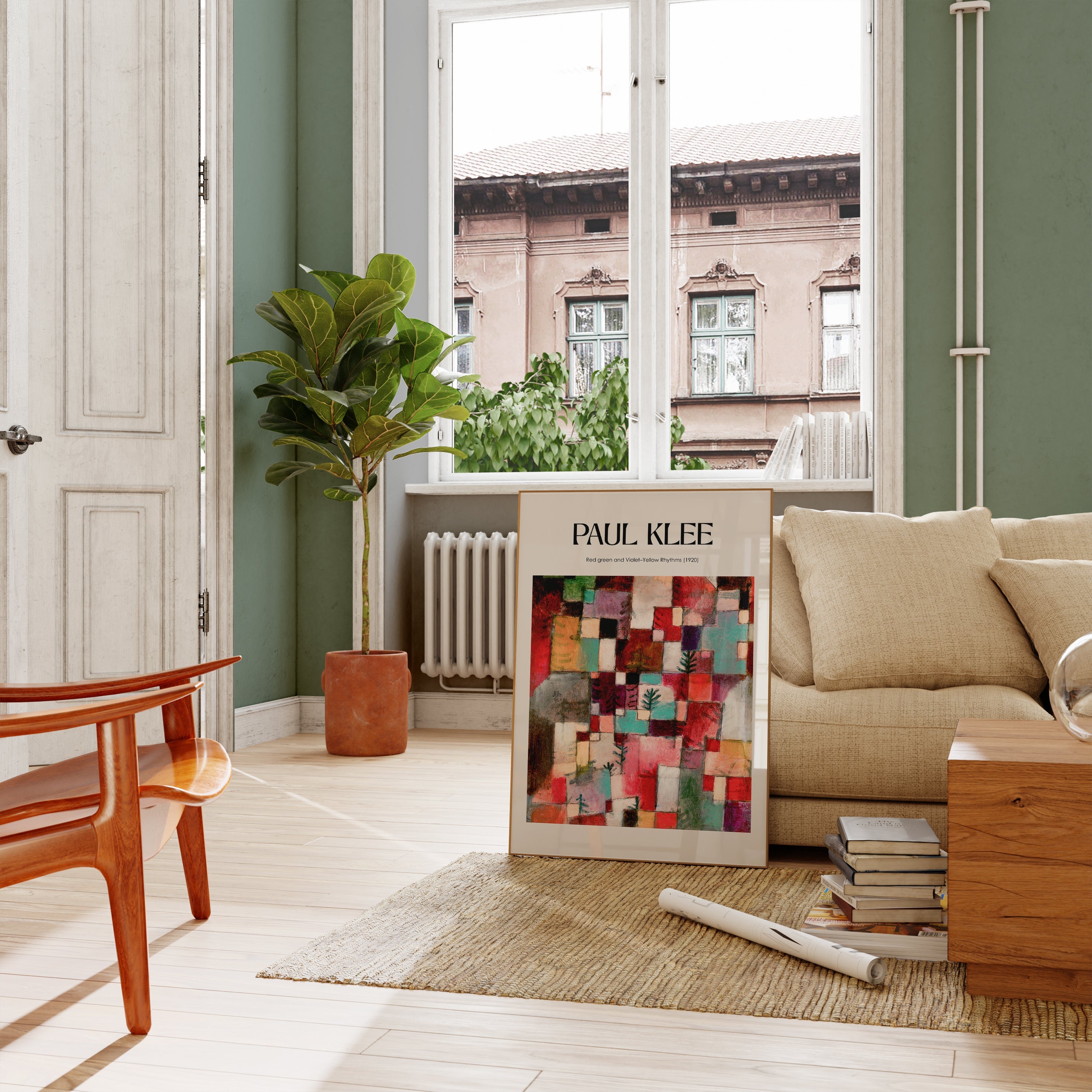 Red green and Violet–Yellow Rhythms (1920) The Poster Square