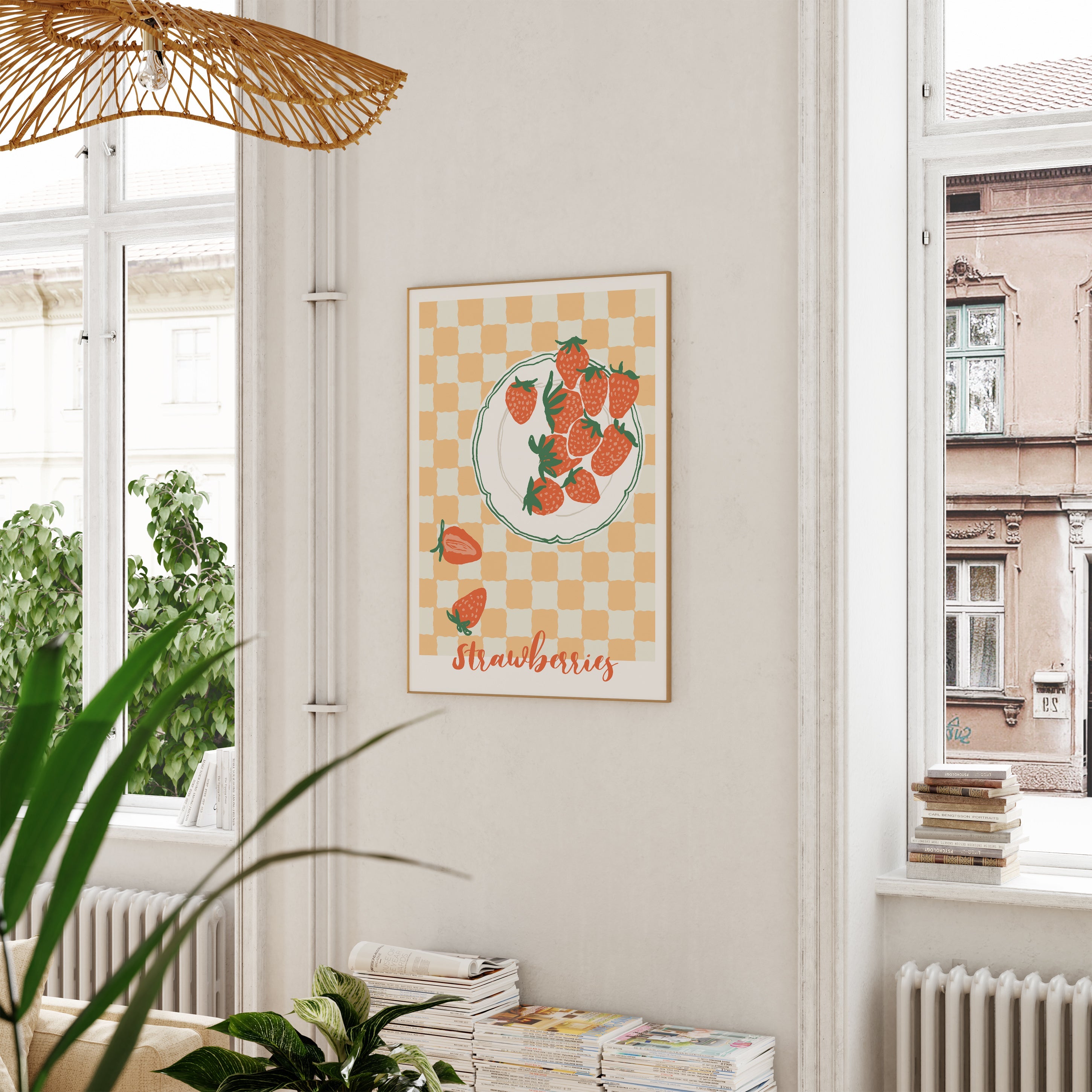 Strawberries - Food The Poster Square