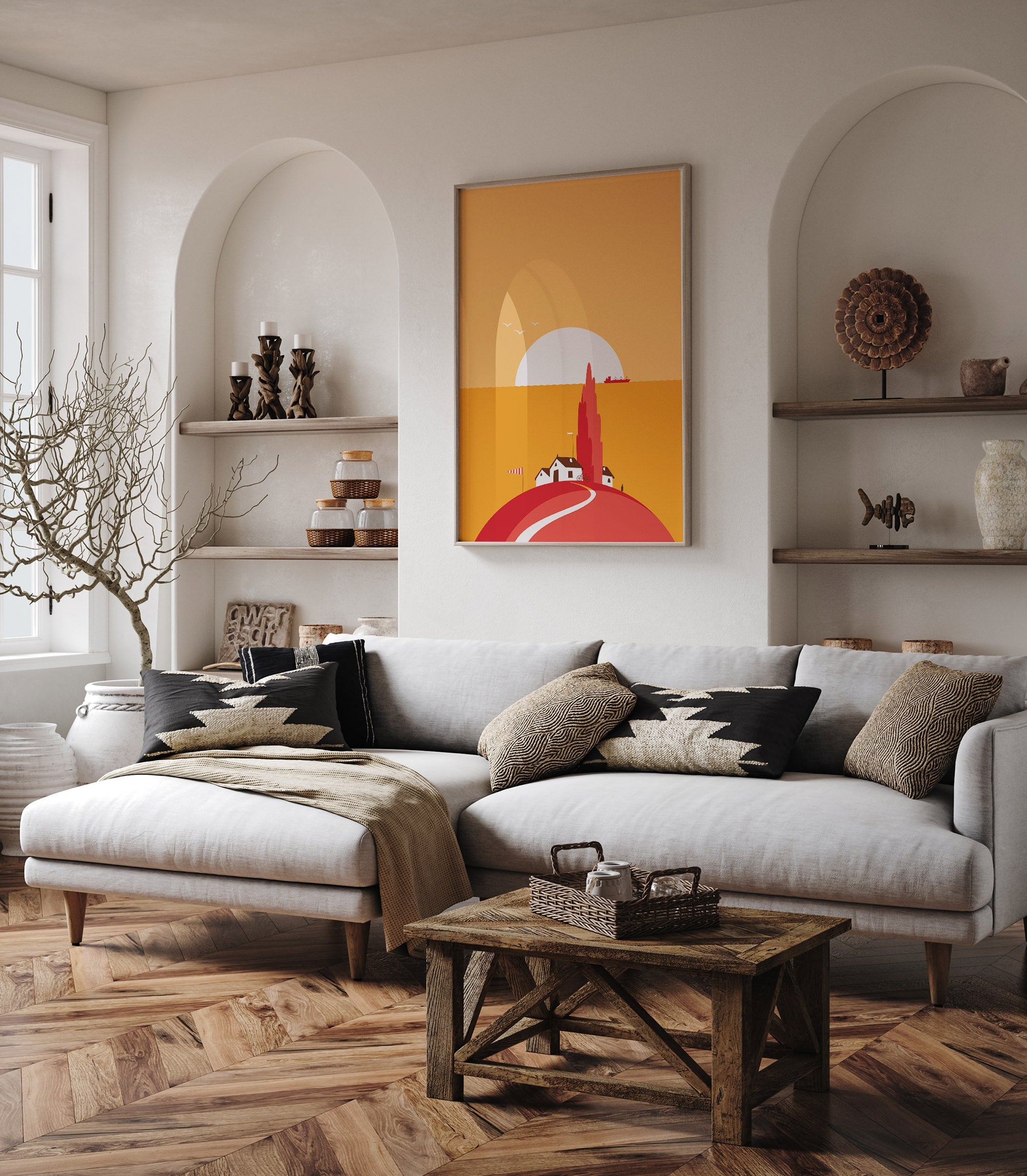 Sunset The Poster Square