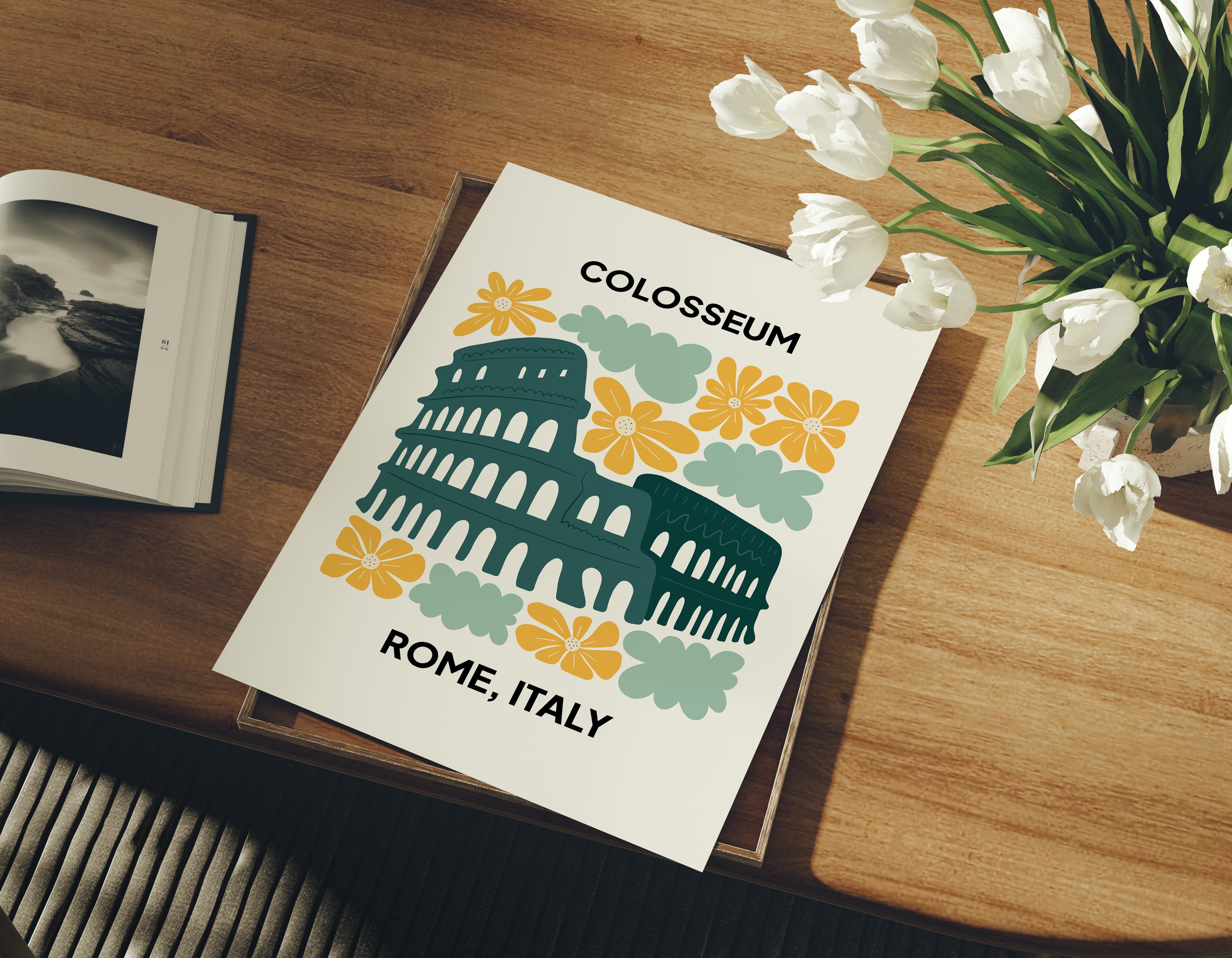 The Colosseum No.2 - Rome The Poster Square