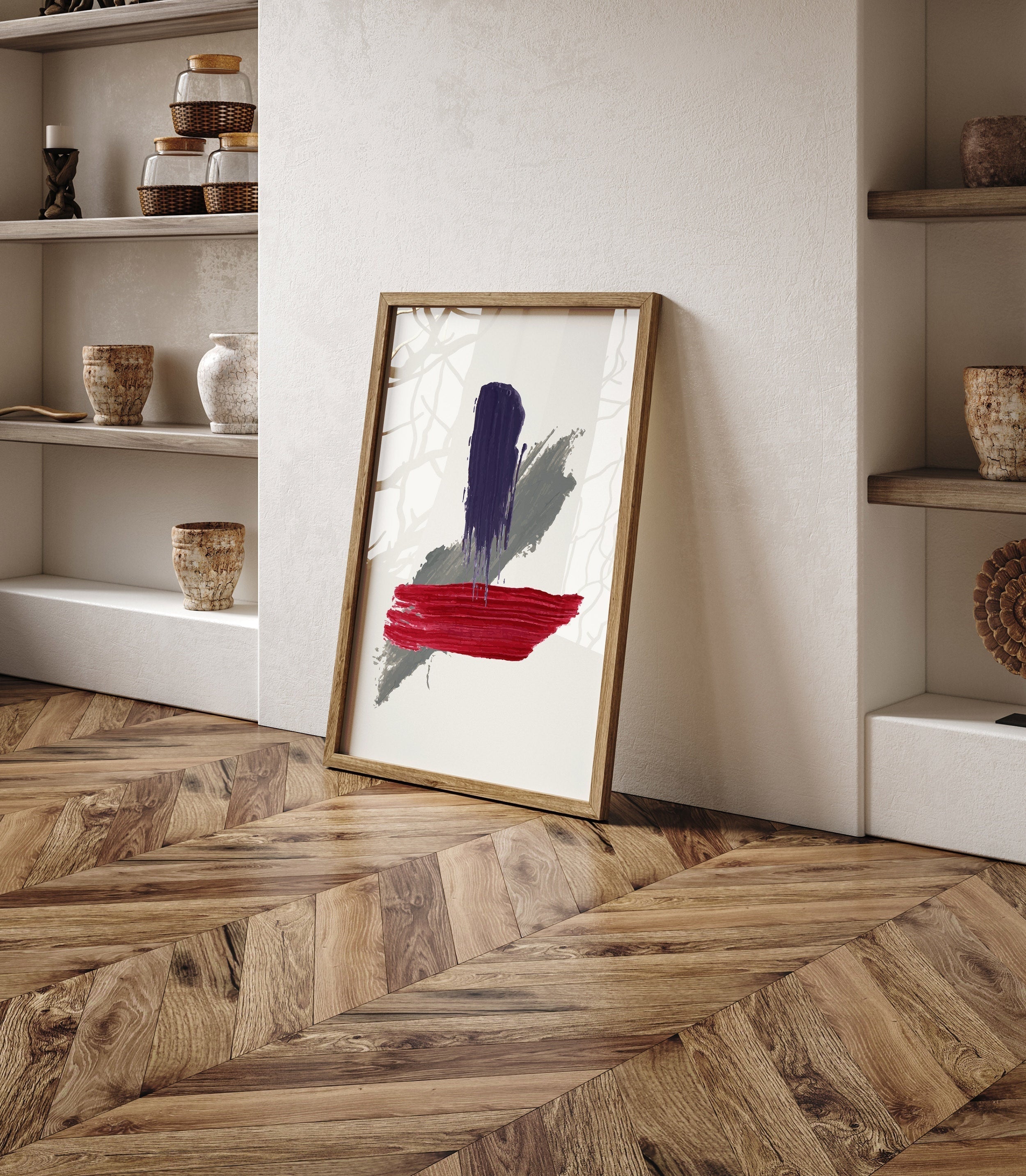 Abstract Mingle N11-psoter-wall_art-decor-The Poster Square