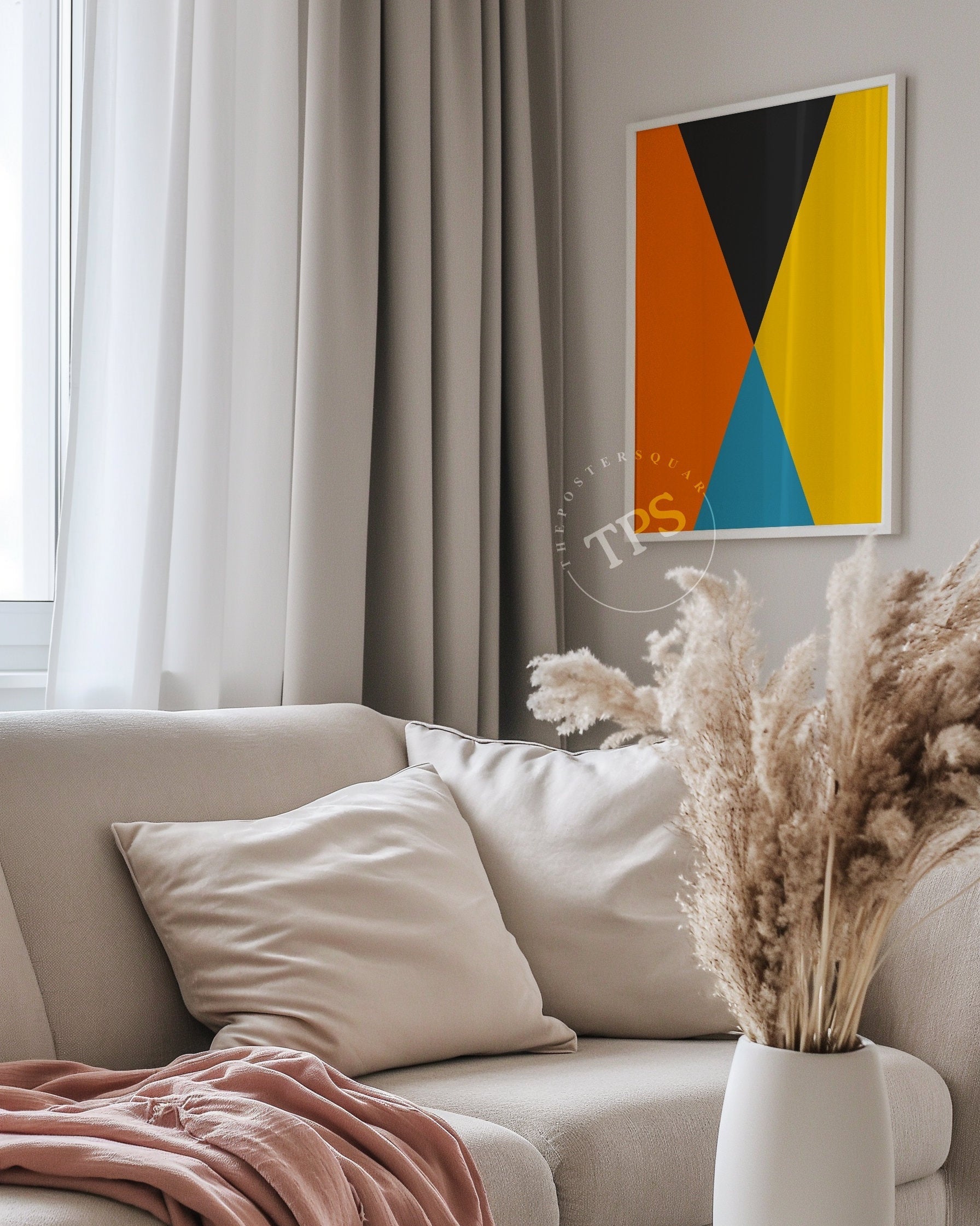 Abstract Mingle N26-psoter-wall_art-decor-The Poster Square