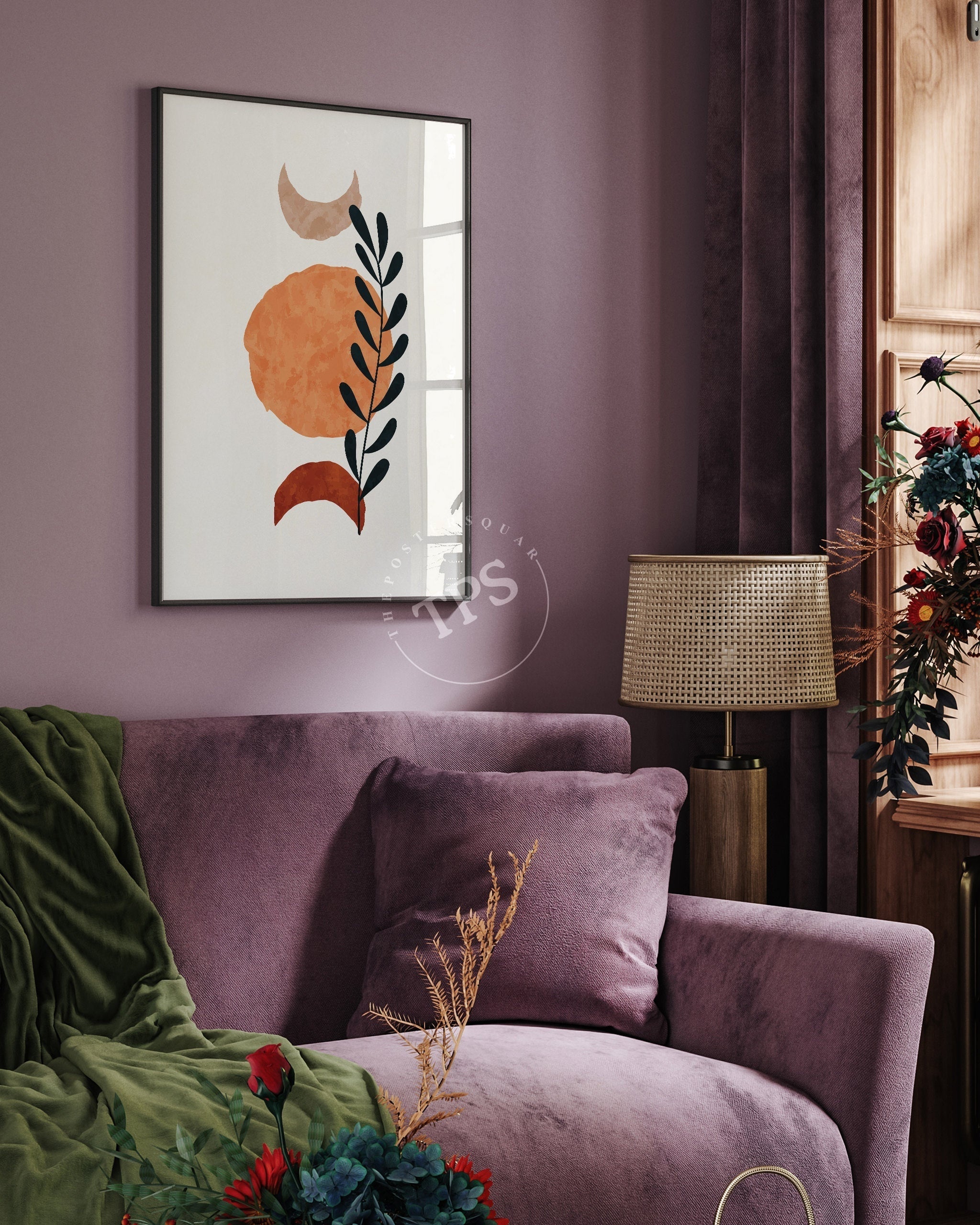 Abstract Wall Art - Boho-psoter-wall_art-decor-The Poster Square