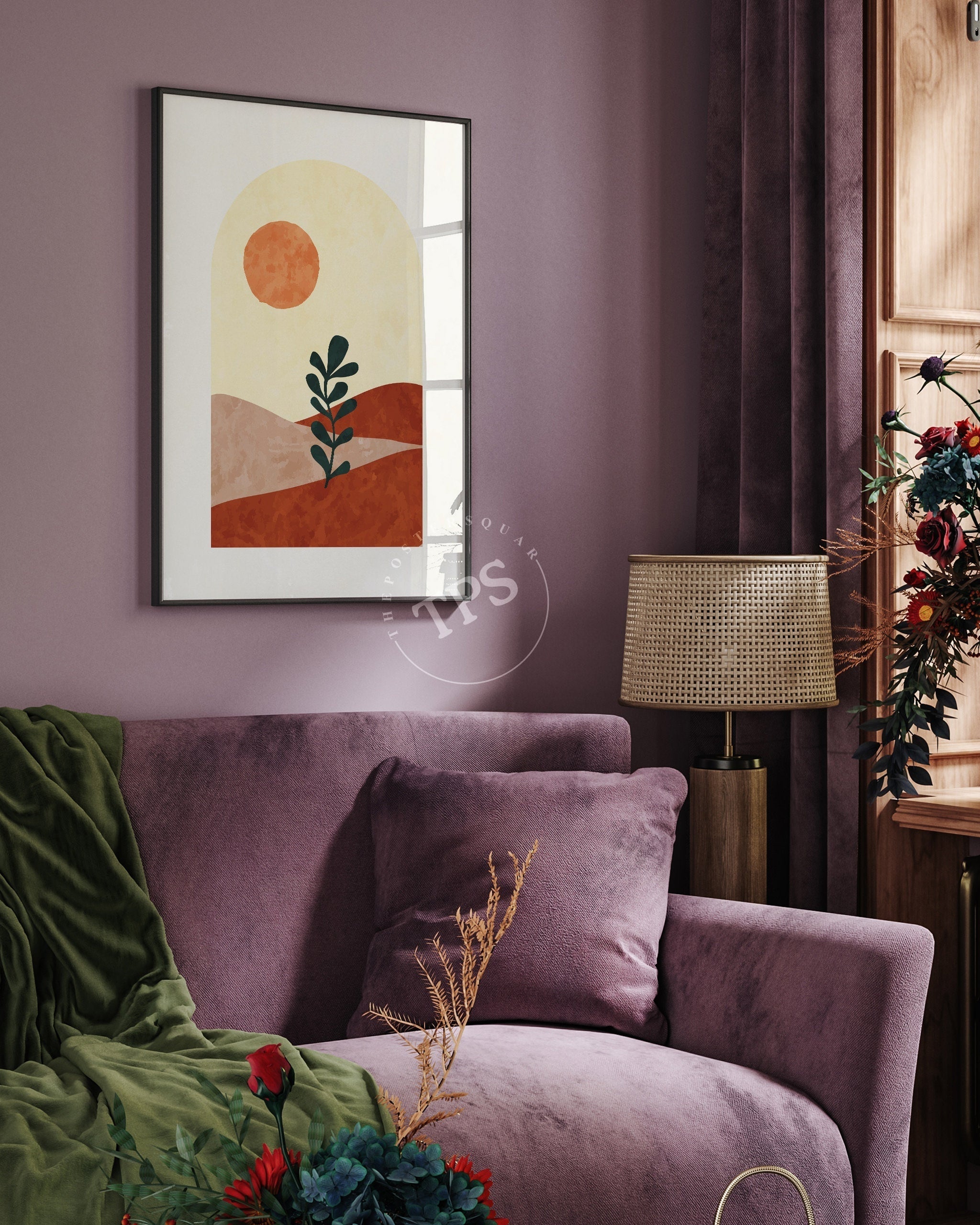 Abstract Wall Art - Boho-psoter-wall_art-decor-The Poster Square