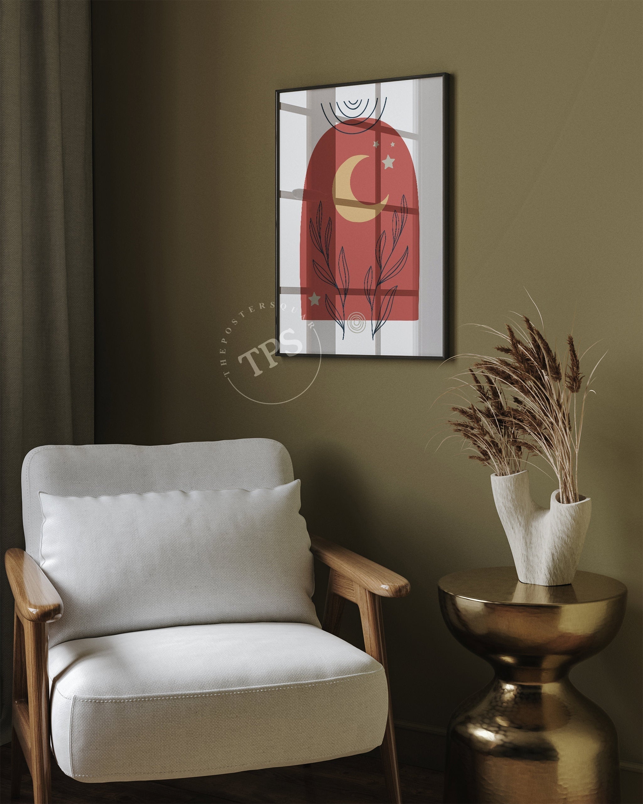 Abstract Wall Art - Boho-psoter-wall_art-decor-The Poster Square