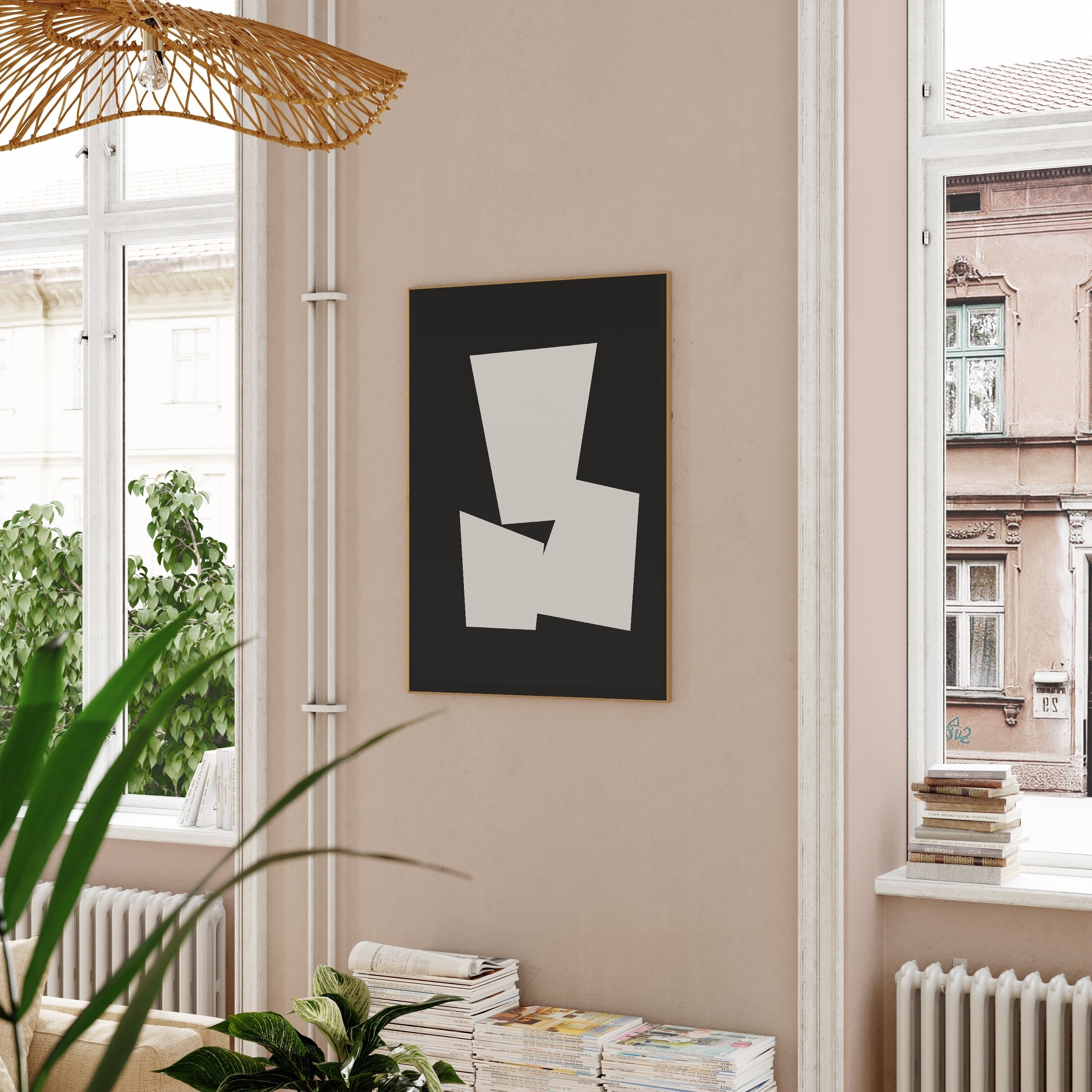 Abstract Wall Art - Minimalistic-psoter-wall_art-decor-The Poster Square