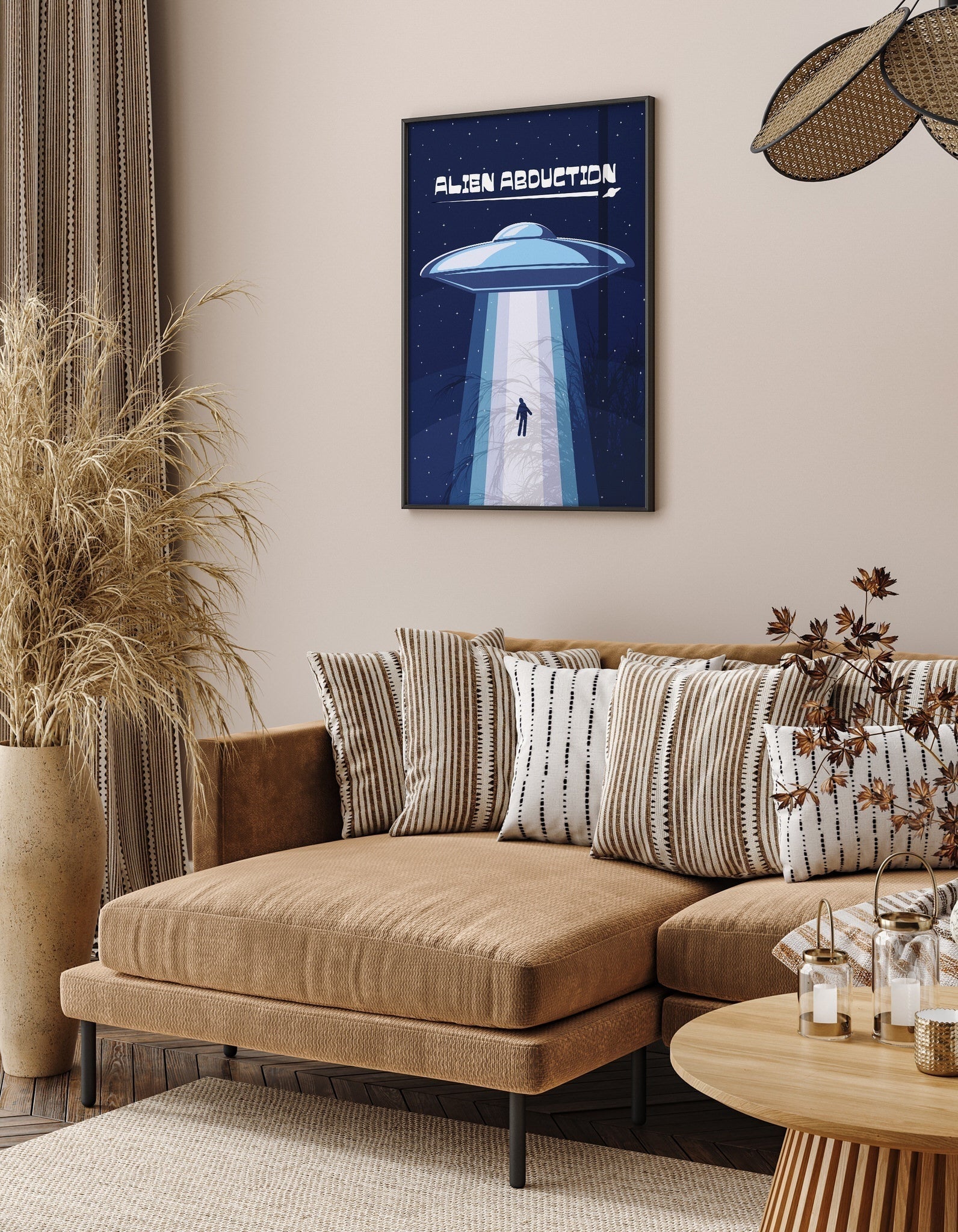 Alien Abduction-psoter-wall_art-decor-The Poster Square