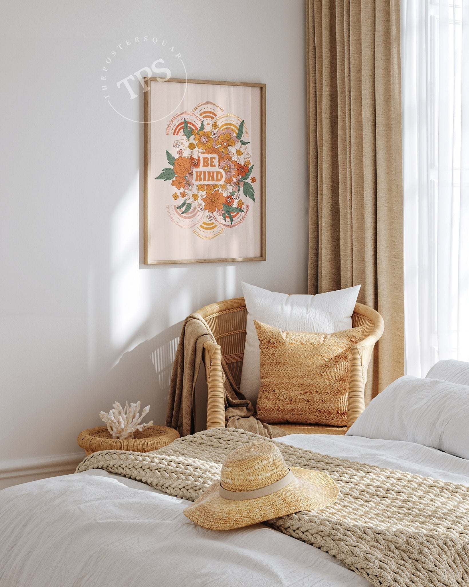 Be Kind-psoter-wall_art-decor-The Poster Square