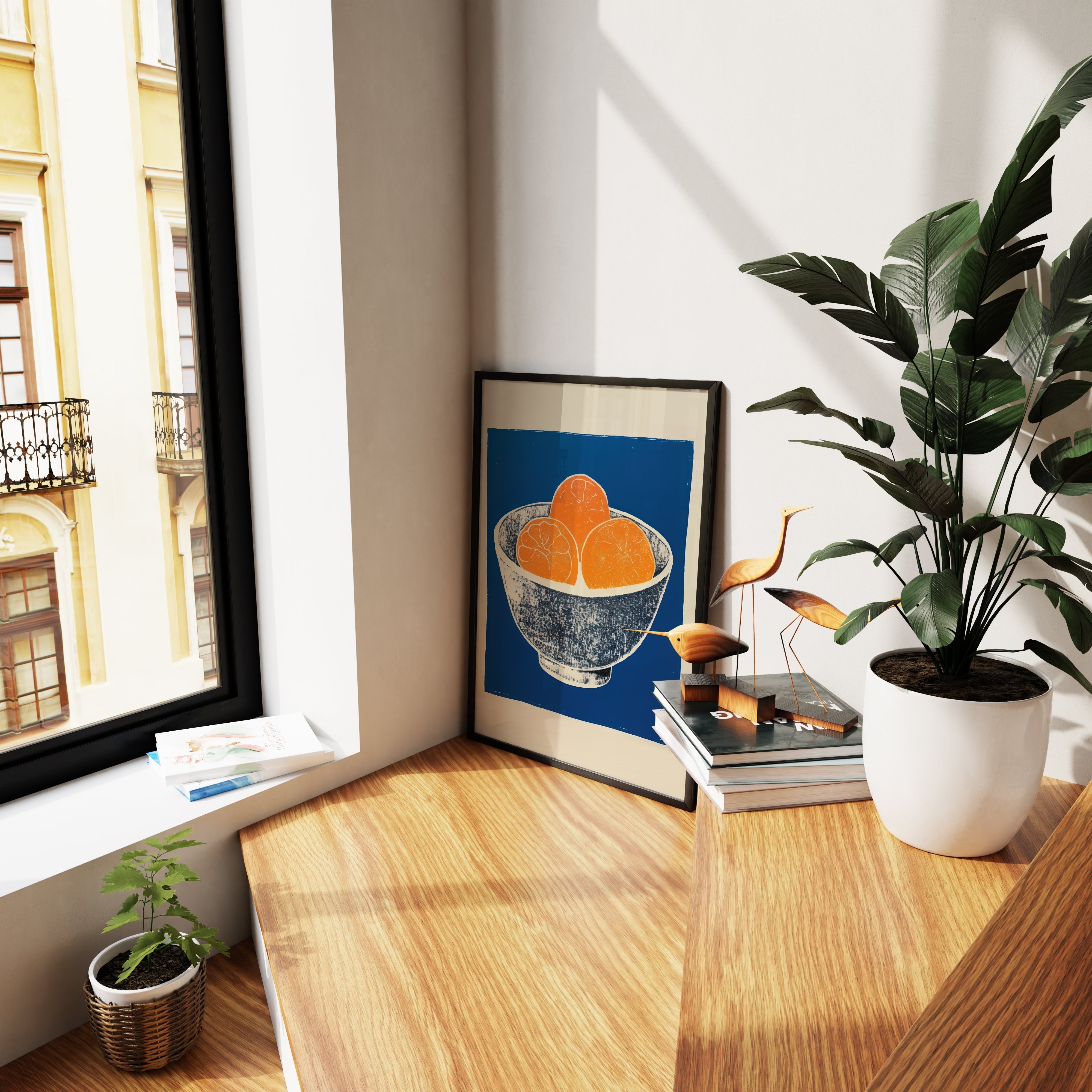 Bowl Of Oranges-psoter-wall_art-decor-The Poster Square